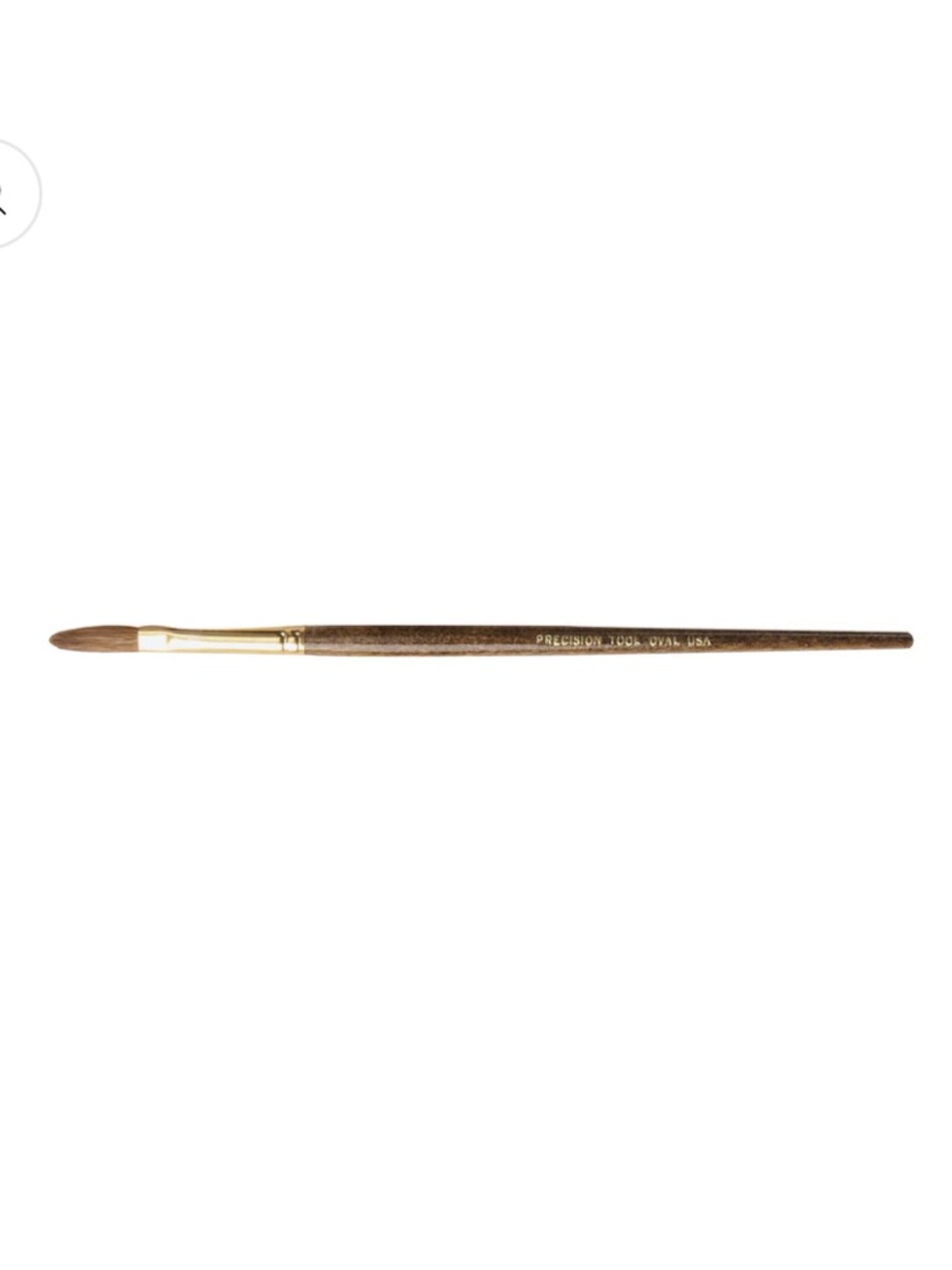 High Quality Sculpting Brush: Cuccio Acrylic, Precision Oval Brush 10